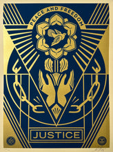Load image into Gallery viewer, Peace and Freedom Print Shepard Fairey