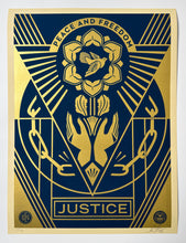 Load image into Gallery viewer, Peace and Freedom Print Shepard Fairey