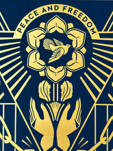 Load image into Gallery viewer, Peace and Freedom Print Shepard Fairey