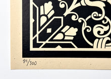 Load image into Gallery viewer, Peace Bomber (Black) Print Shepard Fairey