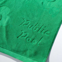 Load image into Gallery viewer, Public Pool Green Towel Clothing / Accessories CJ Hendry