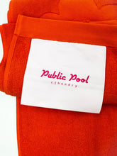 Load image into Gallery viewer, Public Pool Orange Towel Clothing / Accessories CJ Hendry