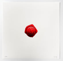 Load image into Gallery viewer, Red Ice Cream Scoop Print CJ Hendry