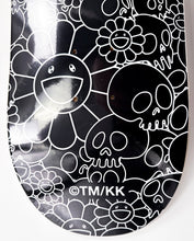 Load image into Gallery viewer, Skulls & Flower Skate Deck (Black) Skate Deck Takashi Murakami