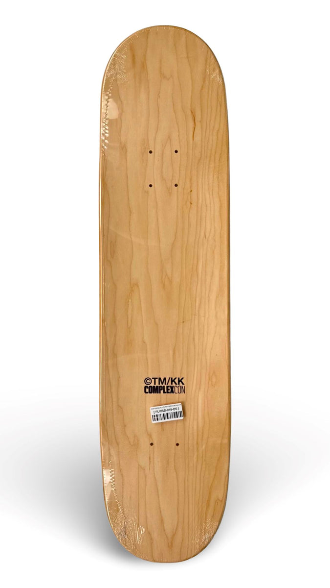 スケートボード SKULLS & FLOWER DECK(BLACK) Skulls & Flower Skate Deck (Black) – Post Modern Vandal