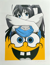 Load image into Gallery viewer, Sponge Bob (creased) Print Arika Uno