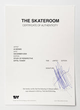 Load image into Gallery viewer, Study of Perspective Skateboard Deck - Eiffel Tower Skate Deck Ai Weiwei