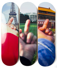 Load image into Gallery viewer, Study of Perspective Skateboard Deck Triptych (Set of all 3) Skate Deck Ai Weiwei