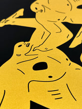 Load image into Gallery viewer, Take Me Now (Black & Gold) Print Cleon Peterson