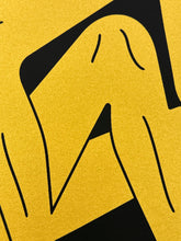 Load image into Gallery viewer, Take Me Now (Black & Gold) Print Cleon Peterson