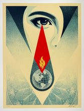 Load image into Gallery viewer, Tear Flame Print Shepard Fairey