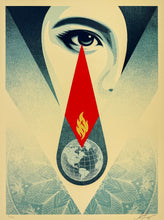 Load image into Gallery viewer, Tear Flame Print Shepard Fairey
