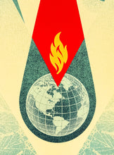 Load image into Gallery viewer, Tear Flame Print Shepard Fairey