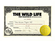 Load image into Gallery viewer, The Asian Tiger V1 (Hand-finished) Print - Hand Embellished Tristan Eaton