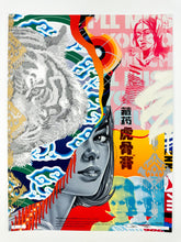 Load image into Gallery viewer, The Asian Tiger V1 (Hand-finished) Print - Hand Embellished Tristan Eaton
