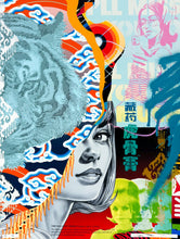 Load image into Gallery viewer, The Asian Tiger V2 (Hand-finished) Print - Hand Embellished Tristan Eaton
