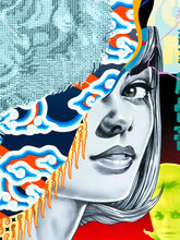 Load image into Gallery viewer, The Asian Tiger V2 (Hand-finished) Print - Hand Embellished Tristan Eaton