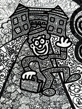 Load image into Gallery viewer, The Trouble With Mr Doodle Print Mr Doodle