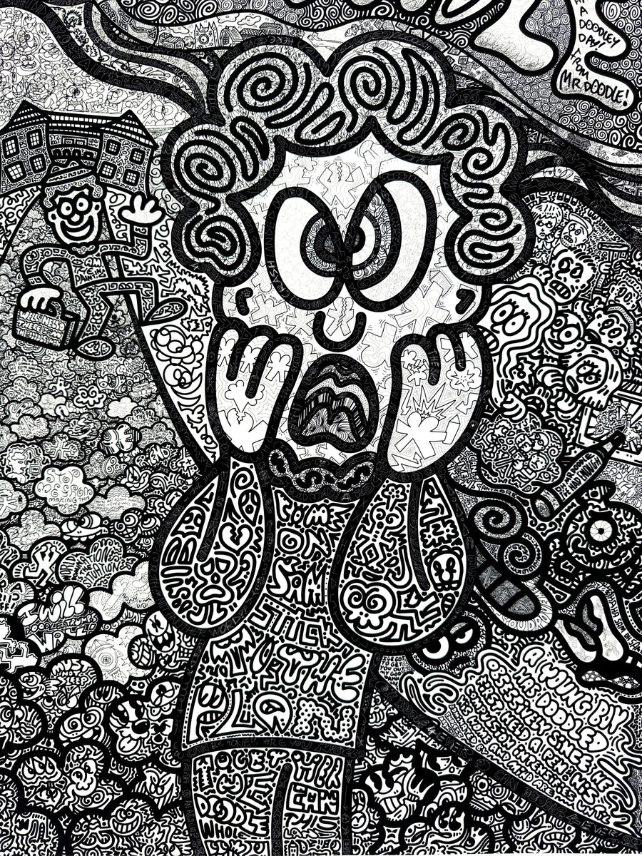 The Trouble With Mr Doodle (Hand-signed) – Post Modern Vandal
