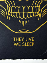 Load image into Gallery viewer, They Live We Sleep (Black) Print Shepard Fairey