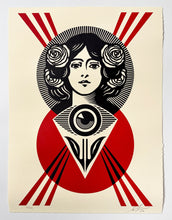 Load image into Gallery viewer, Third Eye Open Letterpress Print Shepard Fairey