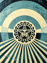 Load image into Gallery viewer, Tunnel Vision (Version 2) Alternate Blue Print Shepard Fairey