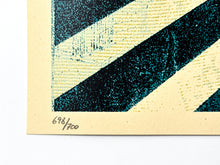 Load image into Gallery viewer, Tunnel Vision (Version 2) Alternate Blue Print Shepard Fairey