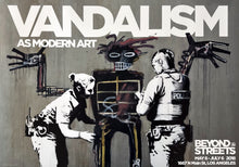 Load image into Gallery viewer, Vandalism as Modern Art - Boy and Dog in a Stop and Search Print Banksy