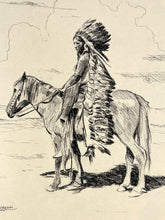 Load image into Gallery viewer, War Bonnet Print Mark Maggiori
