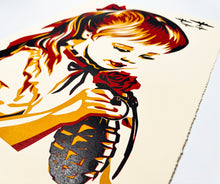 Load image into Gallery viewer, War by Numbers Letterpress Print Shepard Fairey