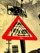 Load image into Gallery viewer, Warning Sign Print Shepard Fairey