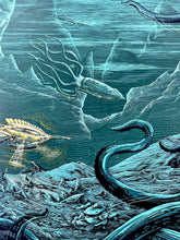 Load image into Gallery viewer, 20,000 Leagues Under the Sea Print Raf Banzuela