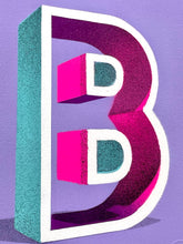 Load image into Gallery viewer, 36 Days of Type 2022 - Letter B Painting Luke Smile