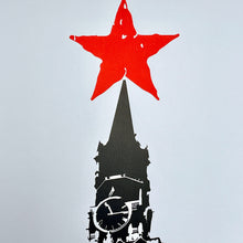 Load image into Gallery viewer, 3D Red Square Rat Print Banksy