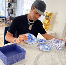 Load image into Gallery viewer, 4 Plate Set Ceramic Alec Monopoly