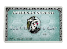 Load image into Gallery viewer, American Depress Credit Card - BANKSY Stamped (Framed) Other Banksy x D*Face