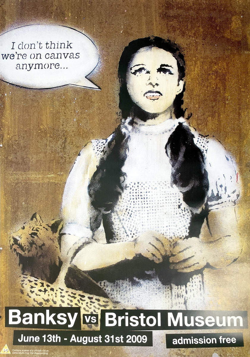 額装品/banksy bristol Dorothy 2009/バンクシー Banksy vs. Bristol Museum: Dorothy – Post Modern Vandal