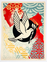 Load image into Gallery viewer, Barb Wire Dove Collage Print Shepard Fairey