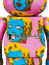 Load image into Gallery viewer, BEARBRICK Andy Warhol's 'Marylin Monroe' (400% + 100%) Vinyl Figure Be@rbrick