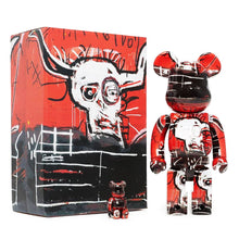 Load image into Gallery viewer, BEARBRICK Jean Michel Basquiat #5 (100% & 400%) Vinyl Figure Be@rbrick