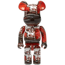 Load image into Gallery viewer, BEARBRICK Jean Michel Basquiat #5 (100% & 400%) Vinyl Figure Be@rbrick