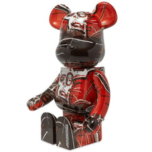 Load image into Gallery viewer, BEARBRICK Jean Michel Basquiat #5 (100% & 400%) Vinyl Figure Be@rbrick