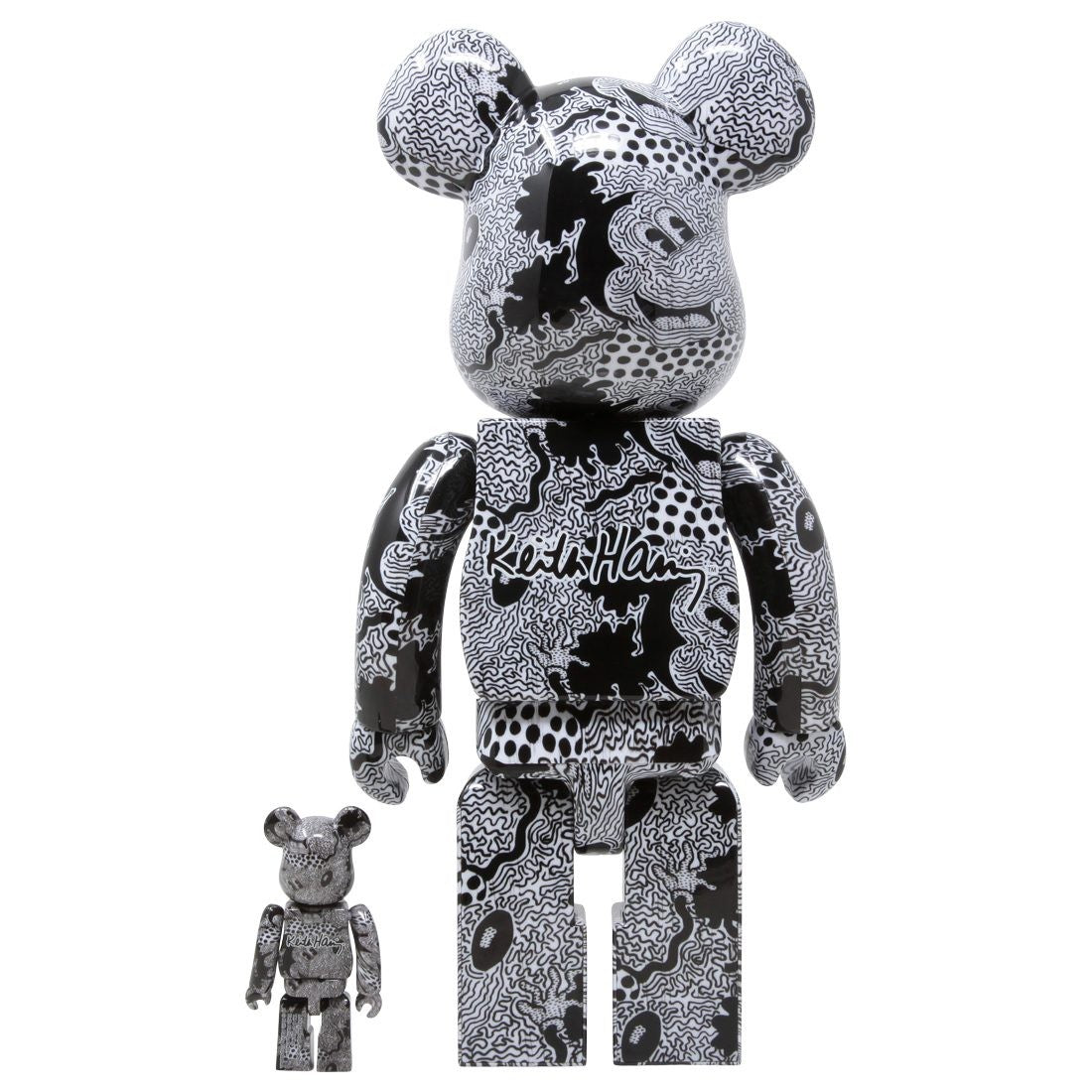 BEARBRICK Keith Haring 'Mickey Mouse' (400% + 100%)