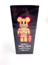 Load image into Gallery viewer, BEARBRICK Madballs Skull Face (400% + 100%) Vinyl Figure Be@rbrick