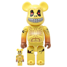 Load image into Gallery viewer, BEARBRICK Madballs Skull Face (400% + 100%) Vinyl Figure Be@rbrick