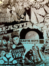Load image into Gallery viewer, Beastie Boys: Stand Together (Blue & Silver) Print Shepard Fairey