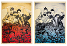 Load image into Gallery viewer, Beastie Boys: Stand Together Set (Blue & Red Diptych) Print Shepard Fairey