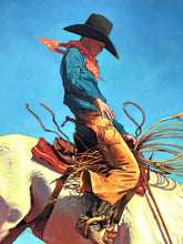 Load image into Gallery viewer, Bronc Rider Print Mark Maggiori