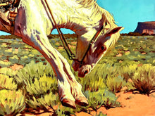 Load image into Gallery viewer, Bronc Rider Print Mark Maggiori