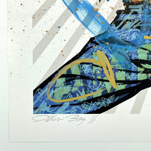 Load image into Gallery viewer, Captain America - American Outlaw (1/1) Print - Hand Embellished Dillon Boy